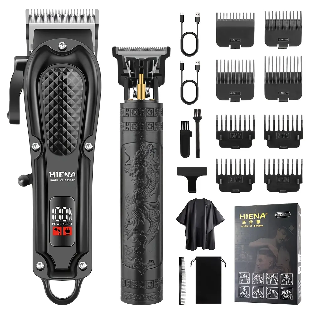 Professional Blonde Hair Clipper & Trimmer Kit