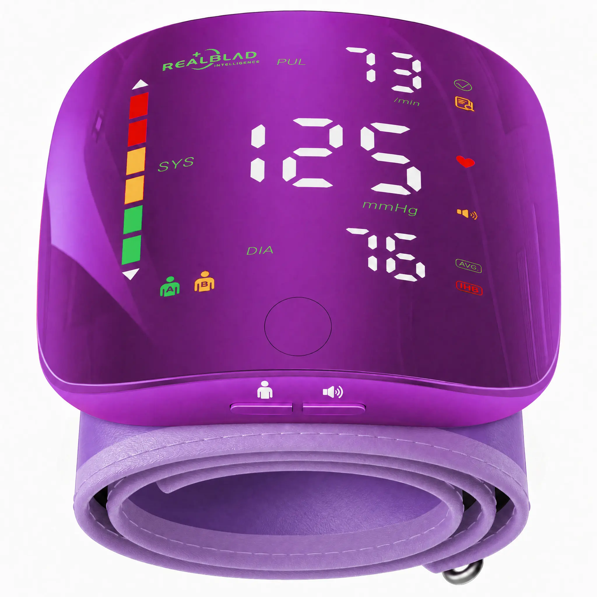 Ziqing Wrist BP Monitor, Type-C LED Display