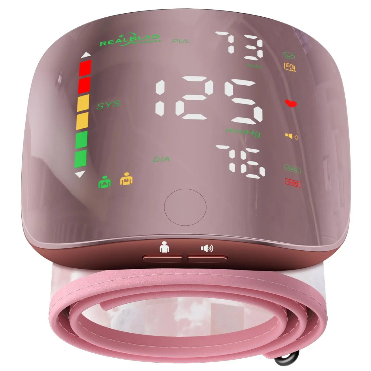 Ziqing Wrist BP Monitor, Type-C LED Display