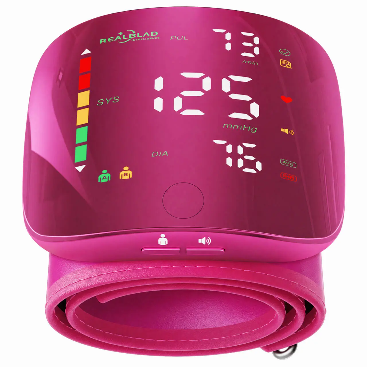 Ziqing Wrist BP Monitor, Type-C LED Display