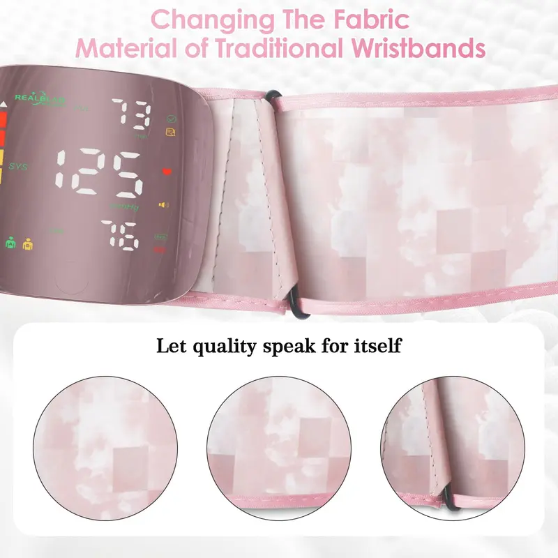 Ziqing Wrist BP Monitor, Type-C LED Display