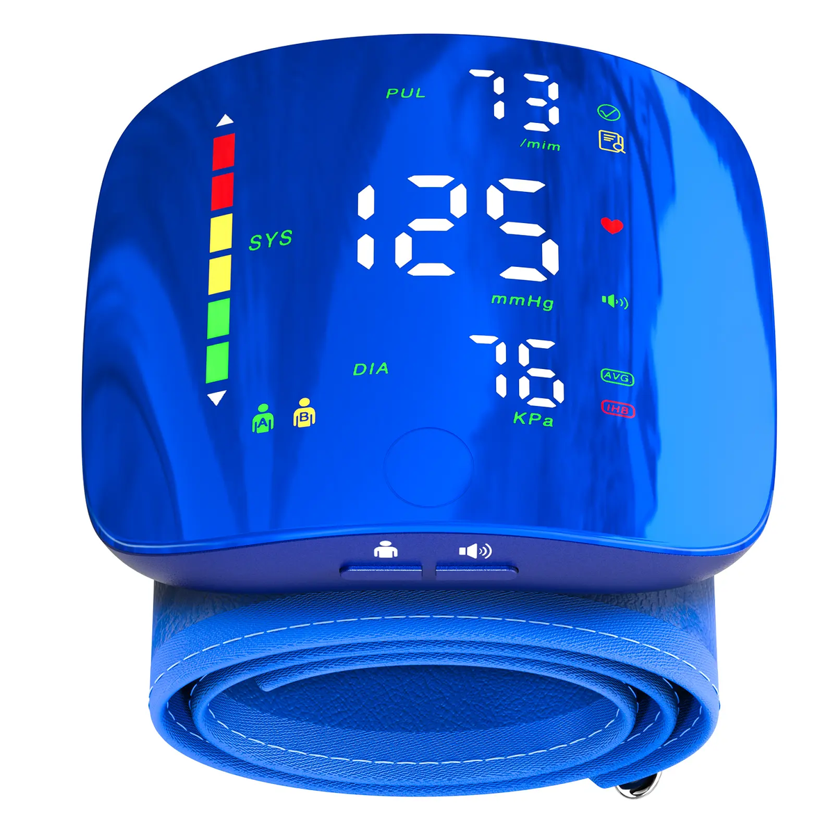 Ziqing Wrist BP Monitor, Type-C LED Display